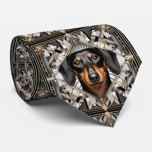 Der verspielt Hunde Liebhaber Dachshund Papa Kra Krawatte