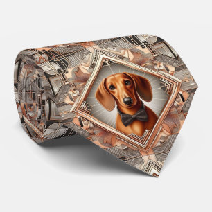 Der verspielte Hunde-Liebhaber   Dachshund-Daddy-H Krawatte