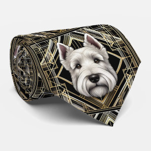 Der verspielte Hundeliebhaber   Scottish Terrier H Krawatte
