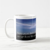 Der Verstand hat keine Grenzen Kaffeetasse (Links)