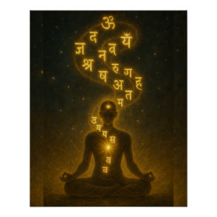 Der versteckte Power von Sanskrit Poster