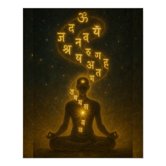 Der versteckte Power von Sanskrit Poster (Vorderseite)