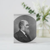 Der verstorbene Herr C. R. Darwin, FRS, LLD Postkarte (Stehend Vorderseite)