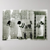 Der Verstorbene in Begleitung seiner Schwester Poster (Vorne)