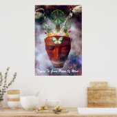 Der Versuch, den Frieden des Geistes zu fördern Poster (Küche)