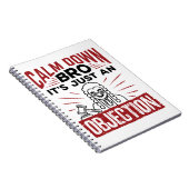 Der Versuch, sich zu beruhigen, ist nur ein Einwan Notizblock (Rechte Seite)