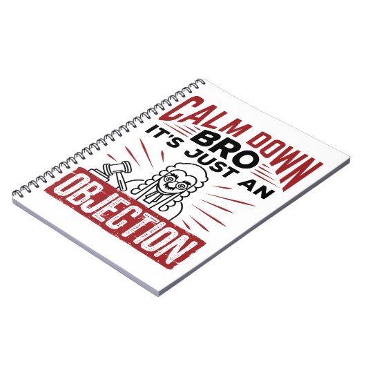 Der Versuch, sich zu beruhigen, ist nur ein Einwan Notizblock (Linke Seite)