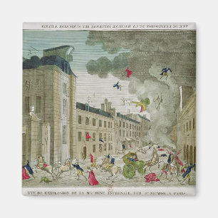 Der versuchte Mord von Napoleon Bonaparte Magnet