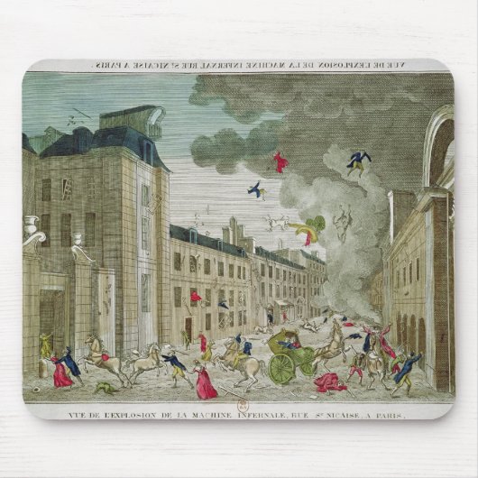 Der versuchte Mord von Napoleon Bonaparte Mousepad (Vorne)