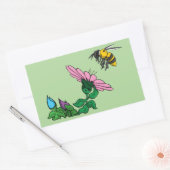 Der Verteidiger-Aufkleber Rechteckiger Aufkleber (Umschlag)