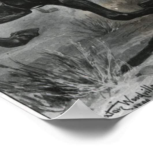 Der Verteidiger des Mafeking Poster (Ecke)