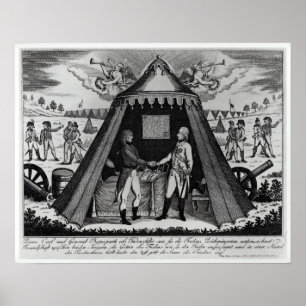 Der Vertrag von Campo Formio, am 18. Oktober 1797 Poster