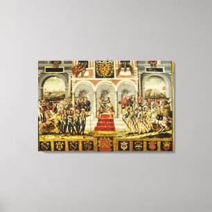 Der Vertrag von Cateau-Cambresis Leinwanddruck