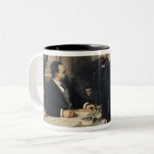 Der Verwaltungsrat Zweifarbige Tasse (Vorderseite Links)