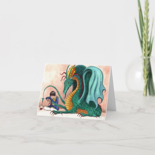 Der verwöhnte Drache Karte (Vorderseite)