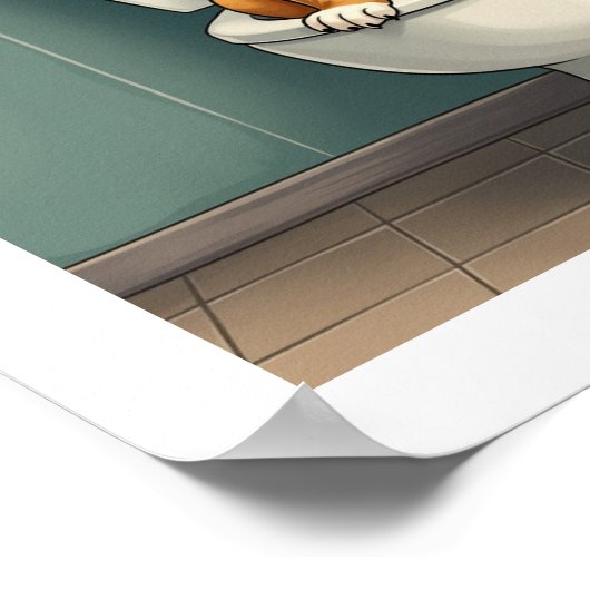 Der verwöhnte Hund Poster (Ecke)