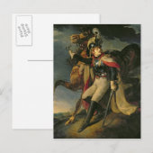 Der verwundete Cuirassier 1814 Postkarte (Vorne/Hinten)