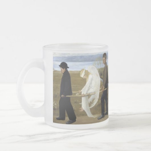 Der verwundete Engel Mattglastasse (Links)