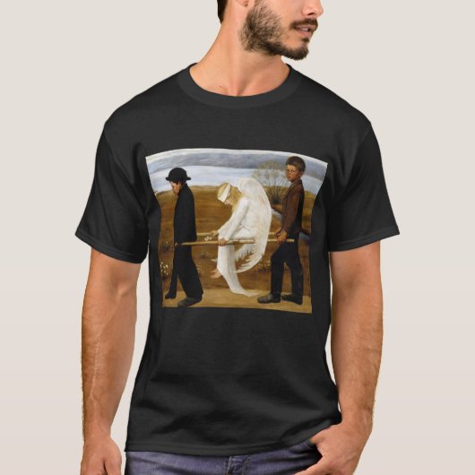 Der verwundete Engel mit Malerei Hugo Simberg, 190 T-Shirt (Vorderseite)