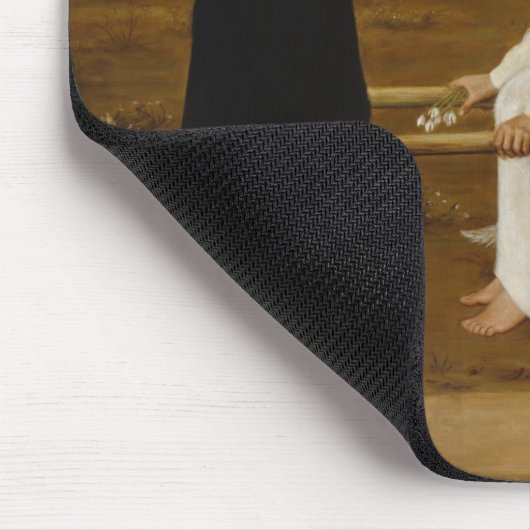 Der verwundete Engel Mousepad (Ecke)