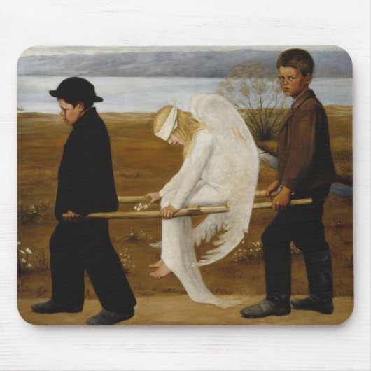 Der verwundete Engel Mousepad (Vorne)