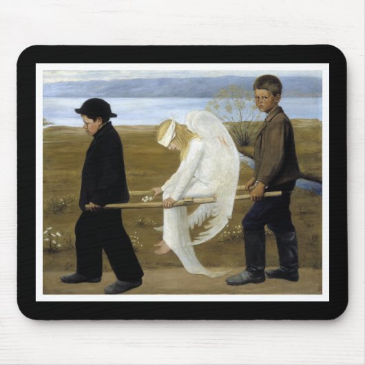 Der verwundete Engel Mousepad (Vorne)