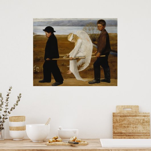 Der verwundete Engel Poster (Küche)