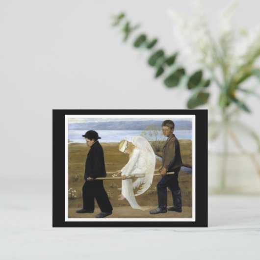 Der verwundete Engel Postkarte (Stehend Vorderseite)