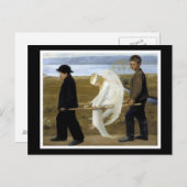 Der verwundete Engel Postkarte (Vorne/Hinten)