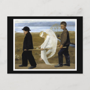 Der verwundete Engel Postkarte