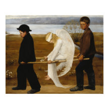 Der verwundete Engel, Simberg