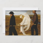 Der verwundete Engel von Hugo Simberg Dankeskarte (Vorderseite)