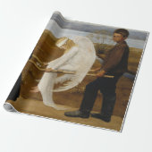 Der verwundete Engel (von Hugo Simberg) Geschenkpapier (Ungerollt)