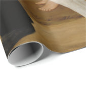 Der verwundete Engel (von Hugo Simberg) Geschenkpapier (Rolleneckpunkt)