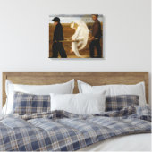 Der verwundete Engel (von Hugo Simberg) Leinwanddruck (Insitu (Schlafzimmer))