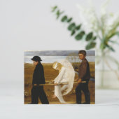 Der verwundete Engel von Hugo Simberg Postkarte (Stehend Vorderseite)