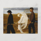 Der verwundete Engel von Hugo Simberg Postkarte (Vorderseite)