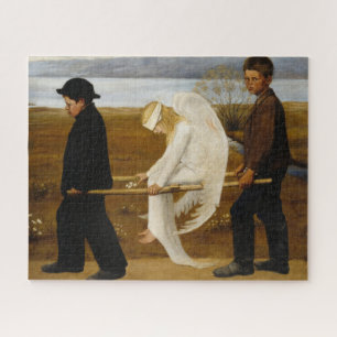 Der verwundete Engel von Hugo Simberg Puzzle