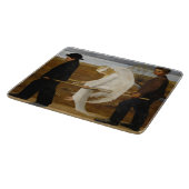 Der verwundete Engel (von Hugo Simberg) Schneidebrett (Ecke)