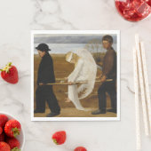 Der verwundete Engel (von Hugo Simberg) Serviette (Beispiel)