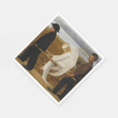 Der verwundete Engel (von Hugo Simberg) Serviette (Ecke)