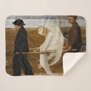 Der verwundete Engel (von Hugo Simberg) Sherpadecke