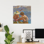 Der verwundete Fuß, Joachin Sorolla Poster (Heimbüro)