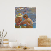 Der verwundete Fuß, Joachin Sorolla Poster (Küche)