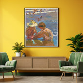 Der verwundete Fuß, Joachin Sorolla Poster