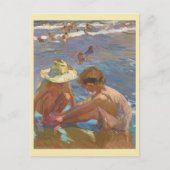 Der verwundete Fuß, Joachin Sorolla Postkarte (Vorderseite)