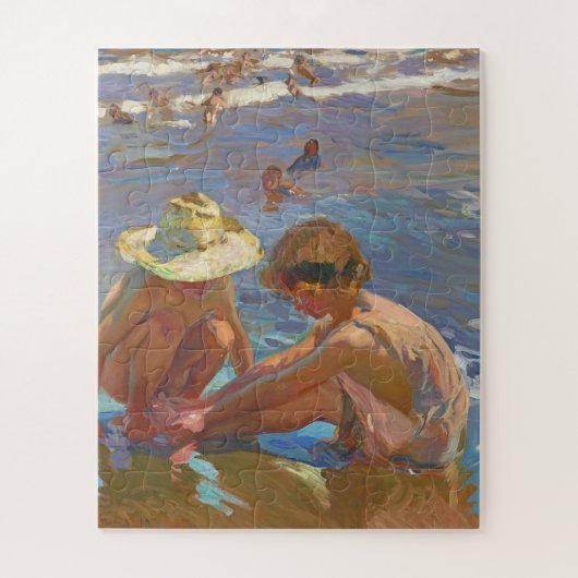 Der verwundete Fuß, Joachin Sorolla Puzzle (Vertikal)