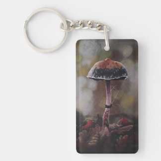 Der verwundete Pilz Mini Schlüsselanhänger