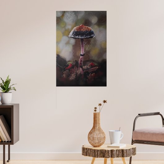 Der Verwundete Pilz Poster (Wohnzimmer 3)
