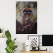 Der Verwundete Pilz Poster (Heimbüro)